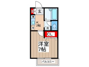 クレ－ル赤羽の物件間取画像